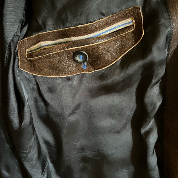 Gino’s Italian leather blazer US XL - Picture 8 of 8